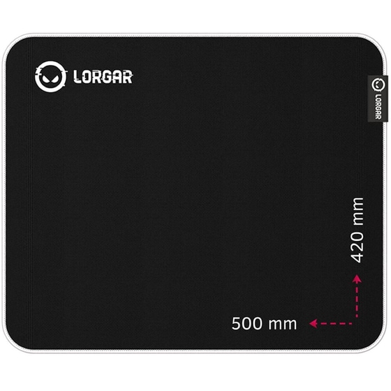 Lorgar Legacer 755 Mouse Pad 500mm - Μαύρο image 0