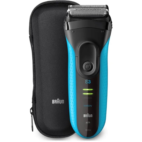Ξυριστική Μηχανή BRAUN 3-3045s Γαλάζια Μαύρη image 1