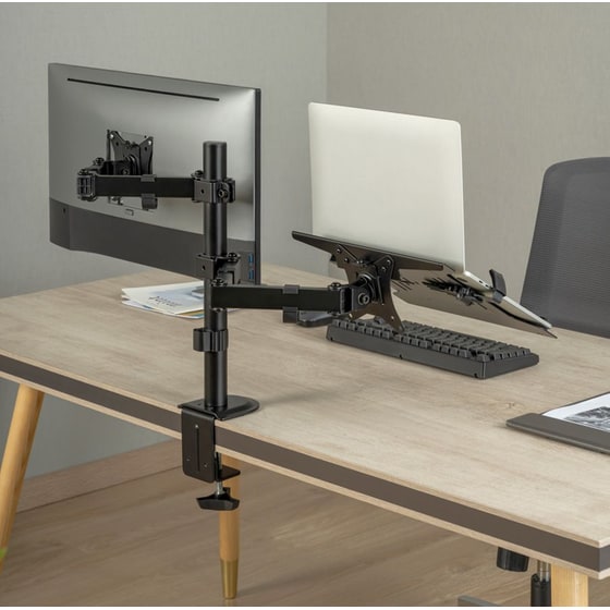 Βάση Στήριξης Οθόνης/Laptop Επιτραπέζια Brateck LDT66-C024ML 17" - 32" έως 9 kg/4 kg image 4