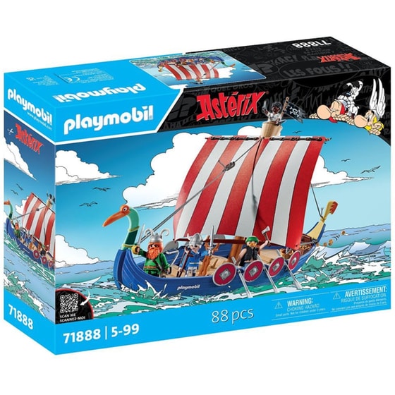 Playmobil Asterix Το Πλοίο Των Πειρατών (71888) image 0