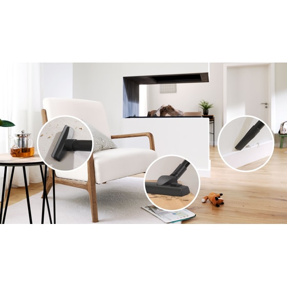 BOSCH BGLS2BA1 600 W με Σακούλα 3.5 L Μαύρη Ηλεκτρική Σκούπα image 8