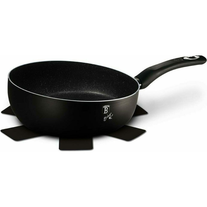 Αντικολλητικό Τηγάνι WOK BERLINGER HAUS BH-1854 26 cm Μαύρο BERLINGER HAUS