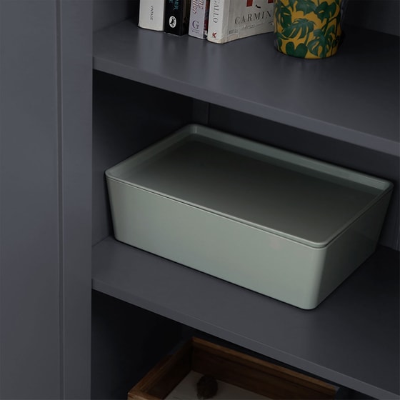 Ντουλάπι Δαπέδου 3 Θέσεων Vasagle Bcb60gy 60x30x80 cm - Ανθρακί image 6