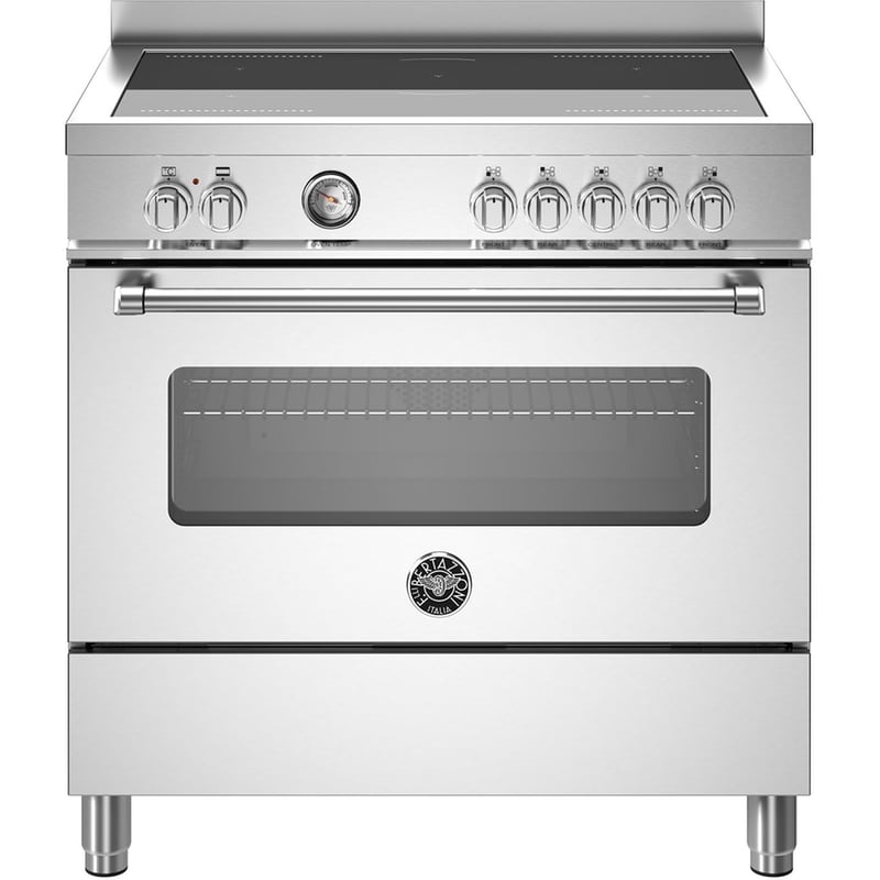 BERTAZZONI MAS95I1EXC 86 Lt Inox Επαγωγική Ηλεκτρική Κουζίνα