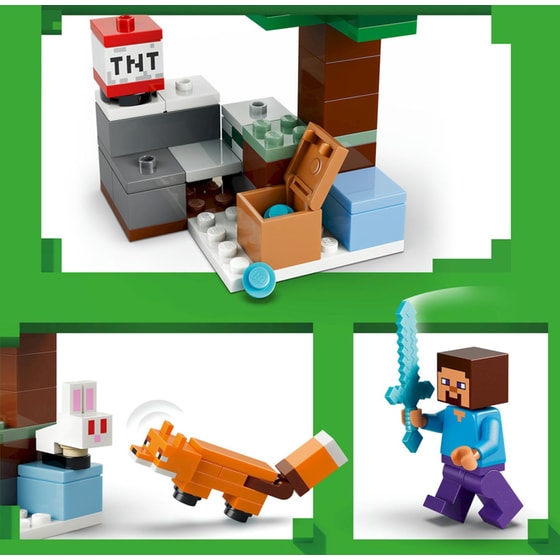 LEGO® Minecraft® Περιπέτεια του Στιβ στην Τάιγκα (21583) image 1