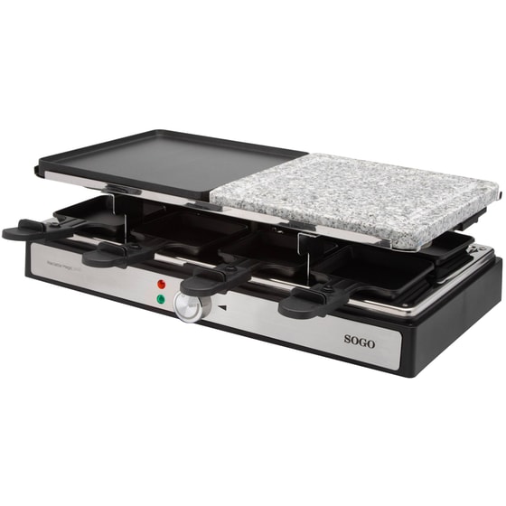 SOGO BAR-SS-10387 2000 W Μαύρο Ηλεκτρική Ψηστιέρα image 6