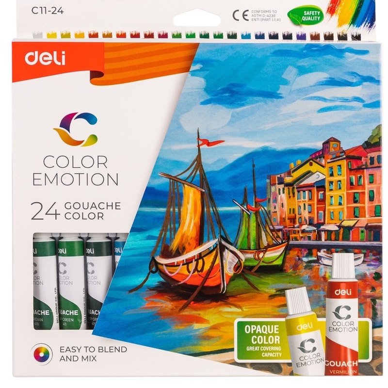 DELI Deli Τέμπερες 24 Χ 12 Ml Color Emotion