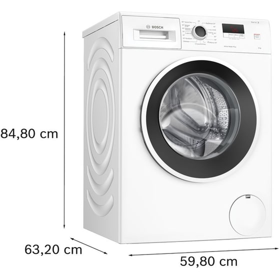 BOSCH WGE03400GR 8 kg 1.400 Στροφές Λευκό Πλυντήριο Ρούχων image 12