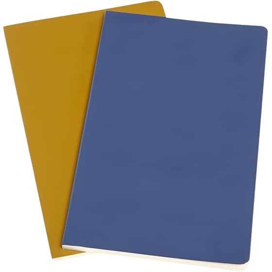 Σημειωματάριο Moleskine Plain Μπλε Large (2 Τεμάχια) image 2