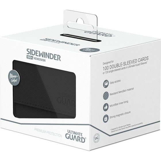 Ultimate Guard Sidewinder 100+ Xenoskin Monocolor Black image 5