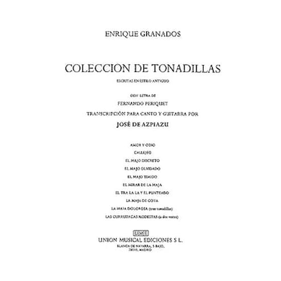 Granados - Colleccion De Tonadillas image 0