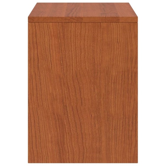 Κομοδίνο Vidaxl Από Μασίφ Ξύλο Πεύκου 2τμχ 35x30x40 cm - Καφέ Μελί image 3