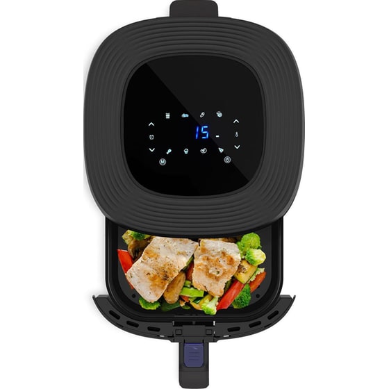 TAURUS AF1700D DIGITAL 6S με Αποσπώμενο Κάδο 1700 W 5.5 L Μαύρο Φριτέζα Αέρος image 2