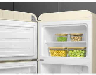 SMEG FAB30LCR5 294 Lt Μπεζ Δίπορτο Ψυγείο image 3
