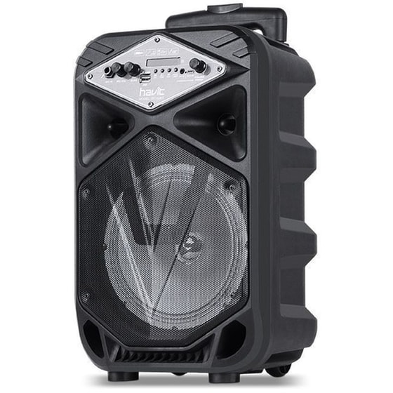 Party Speaker Havit SF100BT 12W Karaoke με Ασύρματο Μικρόφωνο - Μαύρο image 1