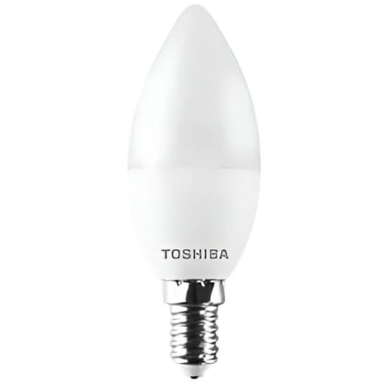 Λάμπα LED Toshiba C37 E14 4.7W 4000K - Φυσικό Λευκό image 0