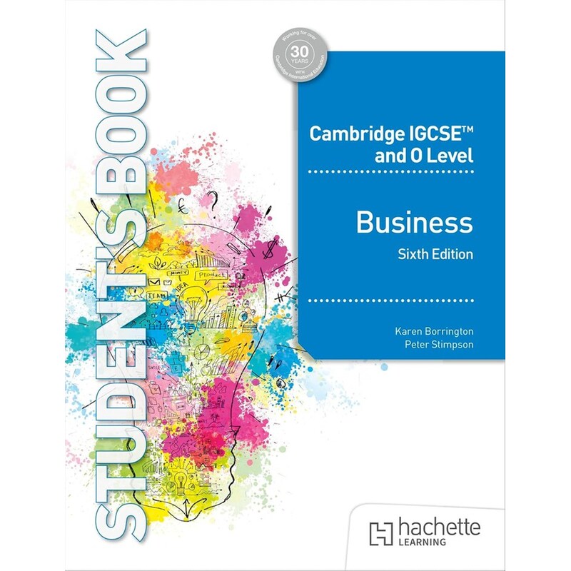 Cambridge Igcse And O Level Business (6Th Edition)