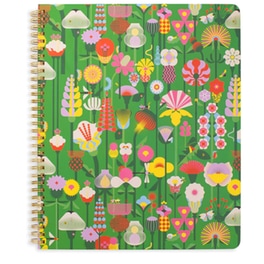 Σημειωματάριο Σπιράλ Ban.do Large Geometric Floral