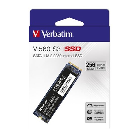 Εσωτερικός SSD Verbatim Vi560 S3 SATA III M.2 256GB image 1