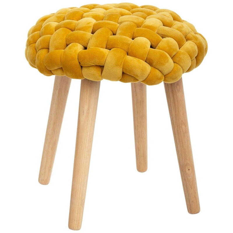 Σκαμπό A-s Cosy Moutarde 157198c 39x39x42.5