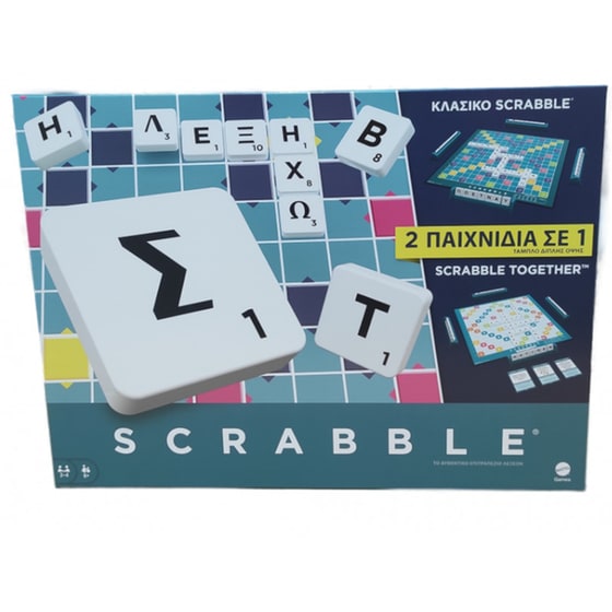 Scrabble 2 Σε 1 Επιτραπέζιο (Mattel) image 0