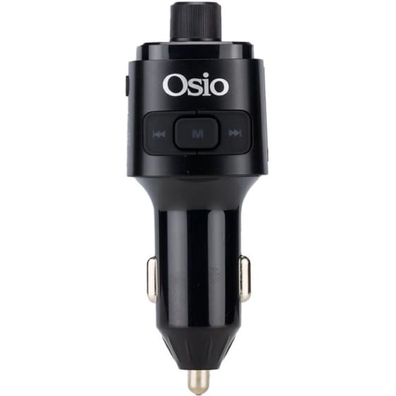 Συσκευή FM Transmitter και Φορτιστής Αυτοκινήτου Osio OFT-420BT - Μαύρο image 3