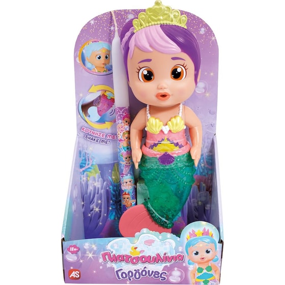 Παιχνιδολαμπάδα Πλατσουλίνια Shimmer Mermaids Κούκλα Μπάνιου - Τυχαία Επιλογή image 3