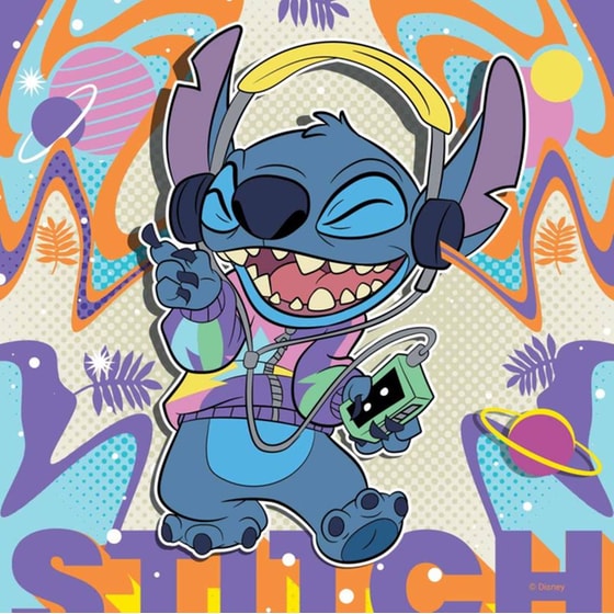 Παιδικό Παζλ Ravensburger Disney Stitch (3x49 Κομμάτια) image 4
