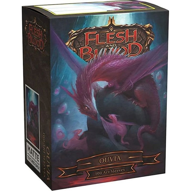 Flesh And Blood Ouvia Dragon Shield License Standard Art Sleeves (100 Sleeves)