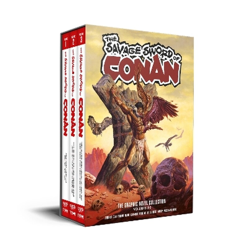 The Savage Sword of Conan 1-3 Slipcase Set