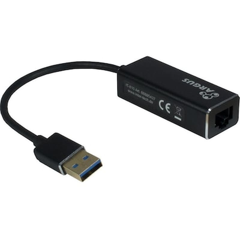 INTER TECH Αντάπτορας Δικτύου Usb Inter-tech Lan- Argus It-810 Usb 3.0 Gigabit-lan