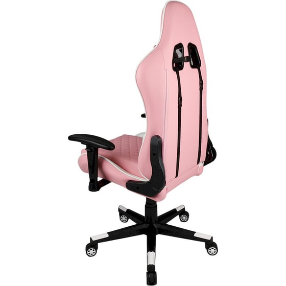 Gaming Καρέκλα Gembird GC-03-PW από Τεχνητό Δέρμα - Λευκό/ Ροζ image 6