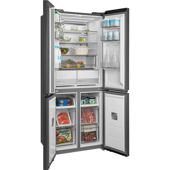 MIDEA MDRM587BIE70 Total No Frost 426 Lt Μαύρο Ψυγείο Ντουλάπα image 6