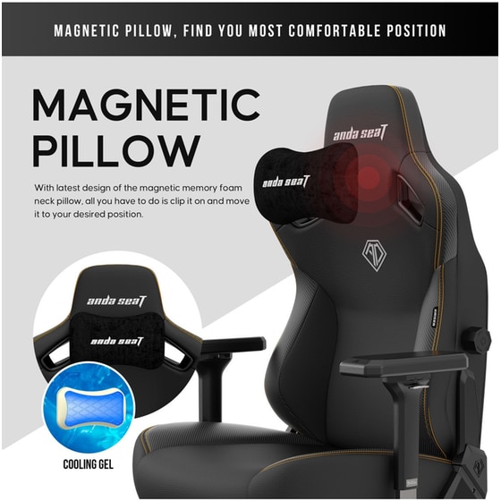 Καρέκλα Gaming Anda Seat Kaiser iii Υφασμάτινη XL - Ash Gray image 9