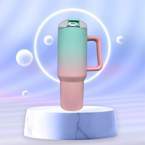 Κούπα Ταξιδιού i Drink i-Total Aqua Πράσινο/Ροζ 1200ml image 1