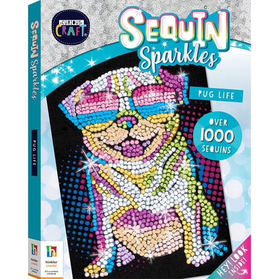Curious Craft Sequin Sparkles: Pug Life image 0