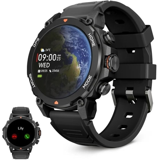 Smartwatch KSIX Explorer 55mm - Black image 1