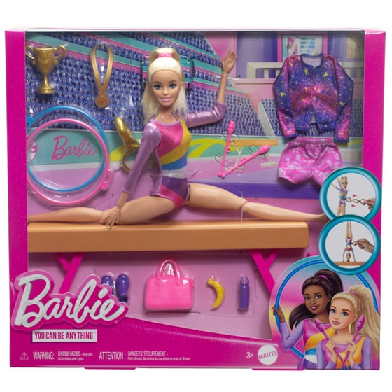 Κούκλα Barbie Αθλήτρια Ενόργανης Γυμναστικής - (HRG52) image 0
