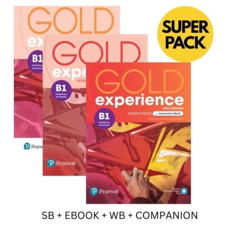 Gold Experience B1 Super Pack (Students Book + Companion + Workbook + E-book)