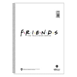 Τετράδιo Μονό Σπιράλ Salko Α4 4 Θεμάτων Friends V1 (1 Τεμάχιο)