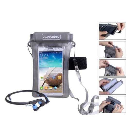 ΘΗΚΗ ΚΙΝ AVANTREE UNIV WATERPRF W/JACK G image 1