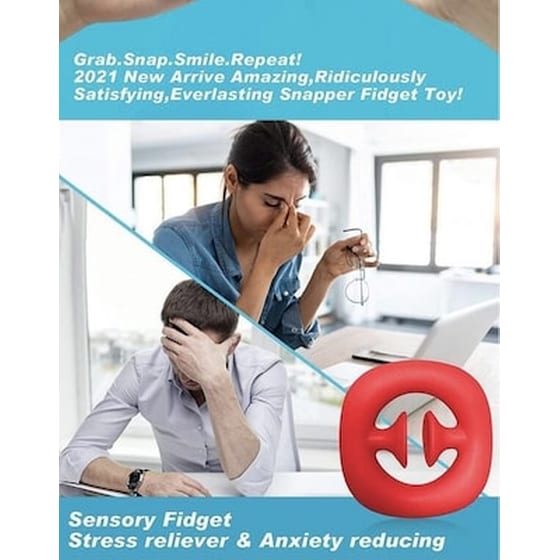Anti Stress Fidget Pop It Grab Snap image 3