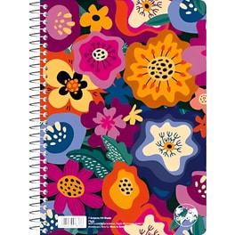 Τετράδιο Σπιράλ GLOBUS B5 4 Θεμάτων Floral (1 Τεμάχιο)