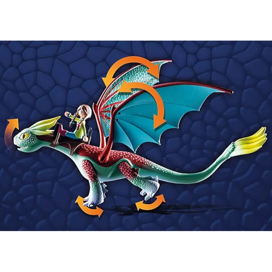 PLAYMOBIL® DreamWorks Dragons: The Nine Realms - Feathers και Alex (71083) image 4