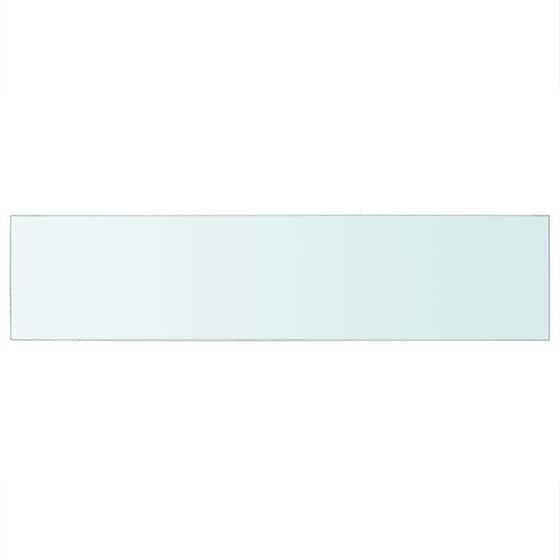 Ράφι Τοίχου VidaXL από Γυαλί 110x0.8x25 cm - Διάφανο image 1