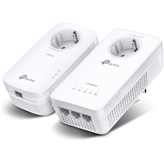 TP-Link TL-WPA8631P KIT AV1300 Powerline Διπλό Kit Ασύρματη Σύνδεση Passthrough έως 1300Mbps με WiFi 6 και 1 Θύρα Ethernet image 0