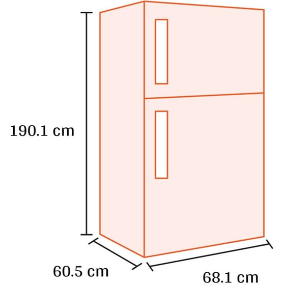 MONDIN MFC6DN Total No Frost 331 Lt Μαύρο Ψυγειοκαταψύκτης image 2