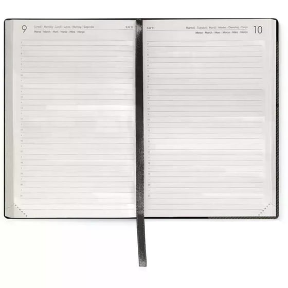 Ημερολόγιo Ημερήσιο Legami 2026 12Μ Medium Deep Graphite image 3