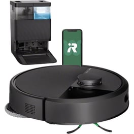 IROBOT ROOMBA PLUS 405 Combo + AutoWash Dock για Σκούπισμα και Σφουγγάρισμα Μαύρο Σκούπα Ρομπότ