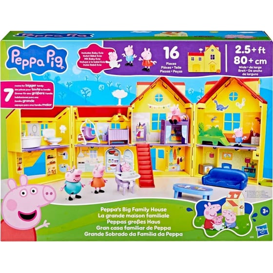Hasbro Σετ Παιχνιδιού Peppa Pig Peppa's Big Family House (G05085) image 0